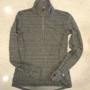 Lululemon Grey Pullover Running Quarter Zip